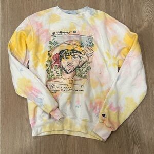 Champion Tie-Dye Graphic Bad Bunny Crew Neck